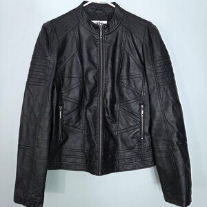 NWOT Made by Johnny Vegan Leather Moto Jacket Size XL